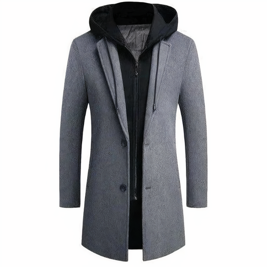 Wollen trenchcoat voor heren - Zen