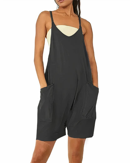 Zomeroverall met zakken - Flora